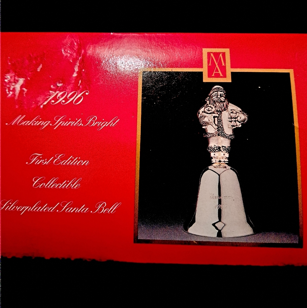 Vintage 1996 Madison Avenue 1st edition Santa Bell